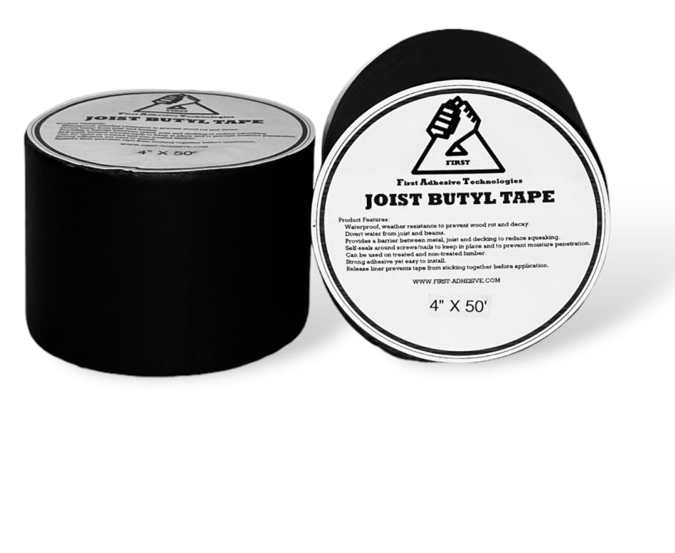 4" X 50', Joist Butyl Tape (12 ROLL FAT BOX)