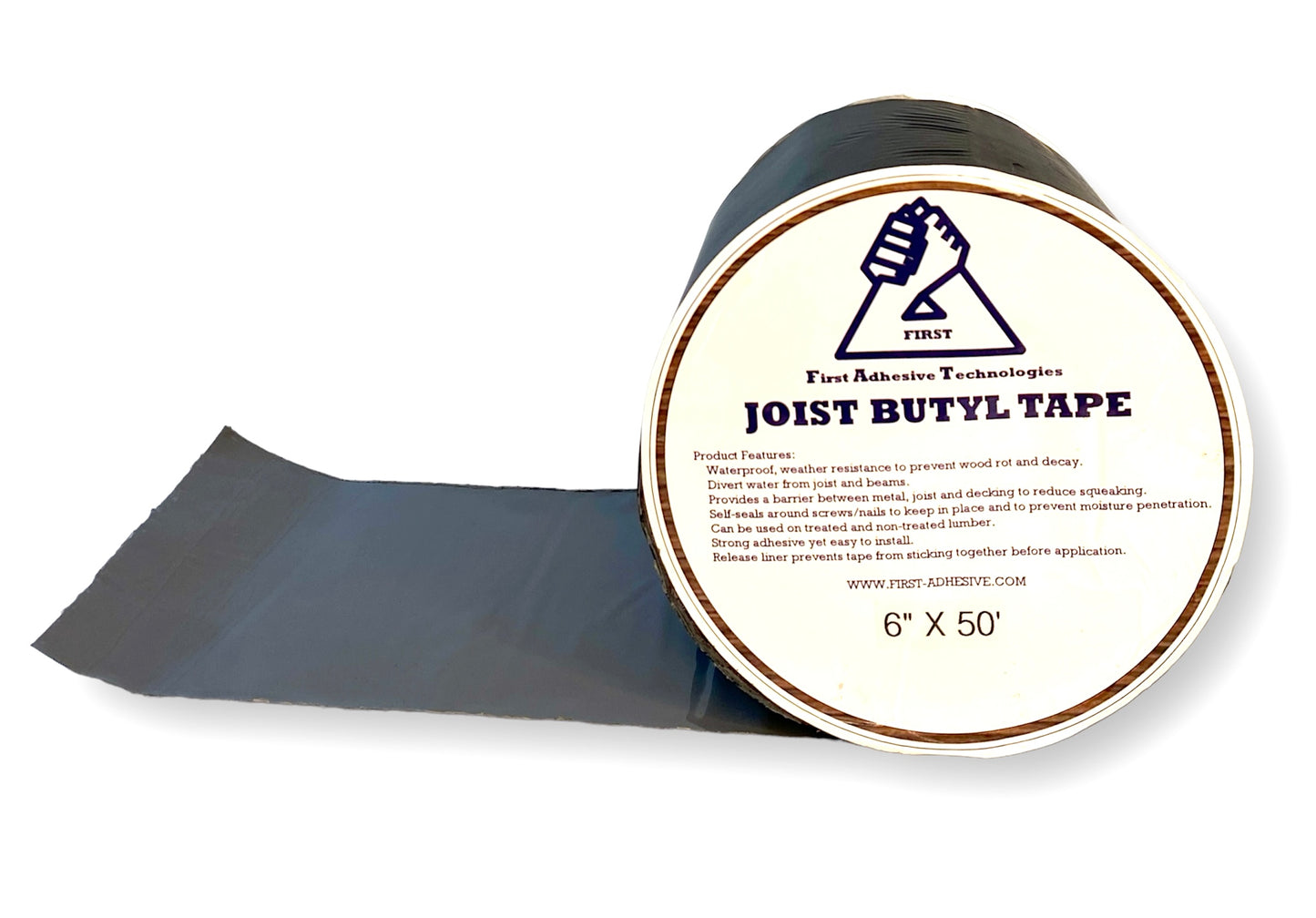 6" X 50', Joist Butyl Tape